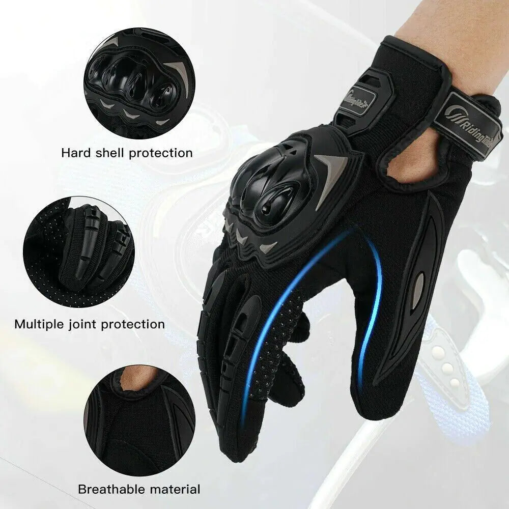 Racing Motorcycle Motorbike Motocross Riding Dirt Bike Full Finger Sports Gloves