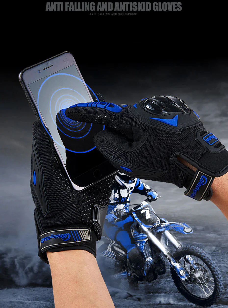 Racing Motorcycle Motorbike Motocross Riding Dirt Bike Full Finger Sports Gloves